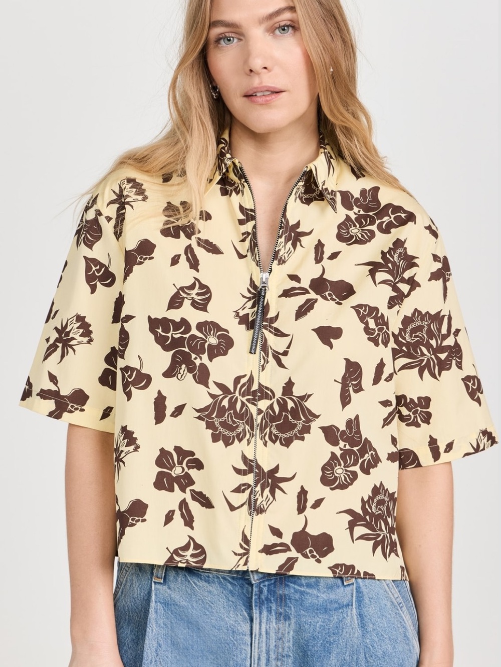 rag & bone Junie Poplin Top XS